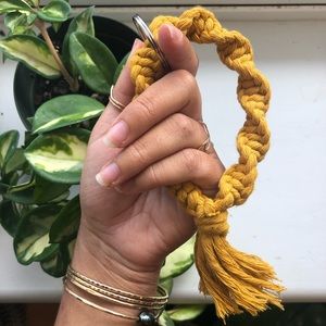 Macrame keychain